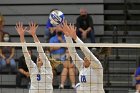 VB vs RIC  Wheaton Women's Volleyball vs Rhode Island College. - Photo by Keith Nordstrom : Wheaton, Volleyball, VB